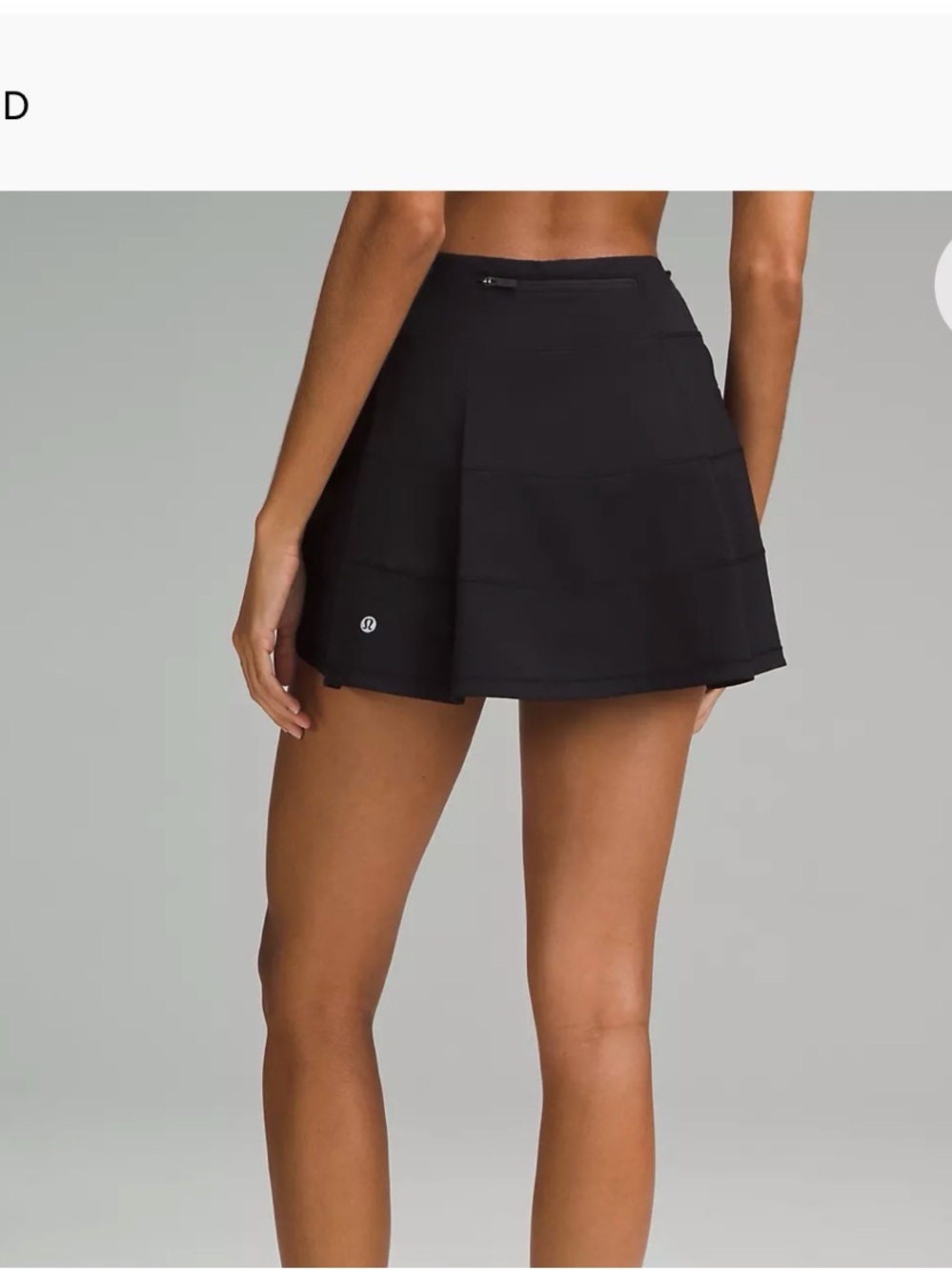 lululemon pace rival athletic skirt